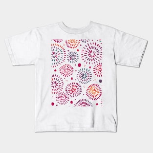 Abstract watercolor sparkles – multicolor Kids T-Shirt